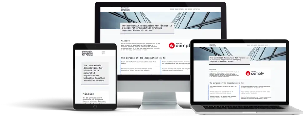 Création d&rsquo;une landing page pour Wecan Comply